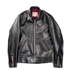 Addict Clothes Japan Leather Jackets|Jackets And Coats<Addict AD-01 Horsehide Leather Jacket Black