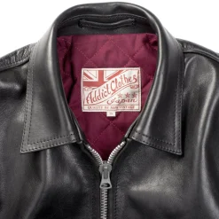 Addict Clothes Japan Leather Jackets|Jackets And Coats<Addict AD-01 Horsehide Leather Jacket Black