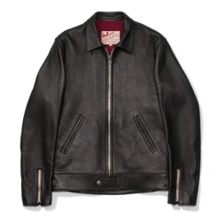 Addict Clothes Japan Leather Jackets|Jackets And Coats<Addict AD-01 Sheepskin Leather Jacket Black