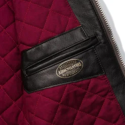 Addict Clothes Japan Leather Jackets|Jackets And Coats<Addict AD-01 Sheepskin Leather Jacket Black