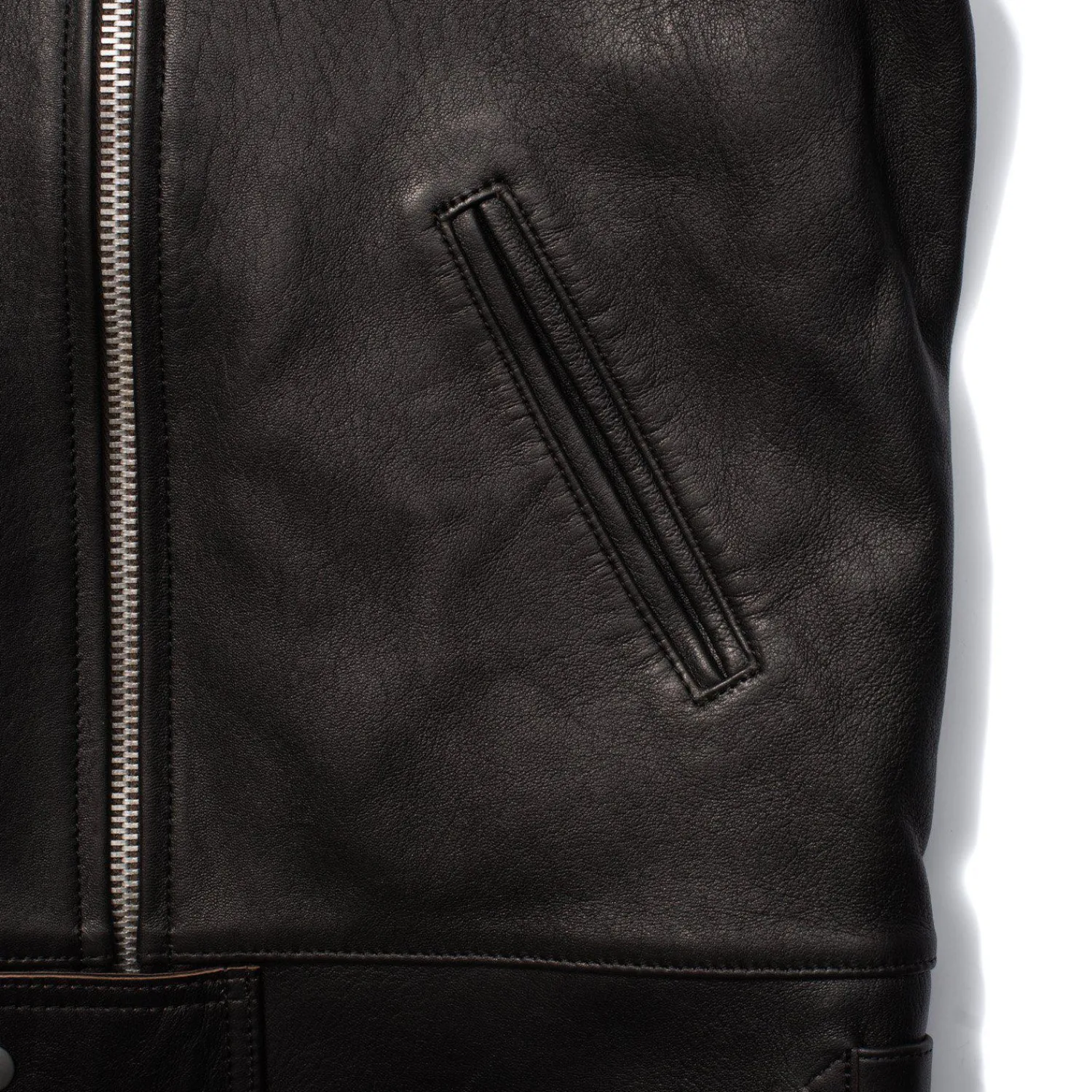 Addict Clothes Japan Leather Jackets|Jackets And Coats<Addict AD-01 Sheepskin Leather Jacket Black