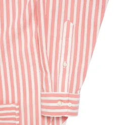Allevol Shirts<Button Down Shirt Red & White Stripe