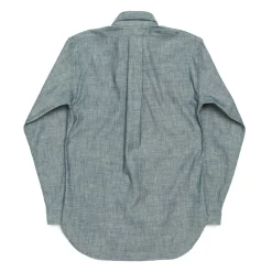 Allevol Shirts<Chambray Work Shirt Blue