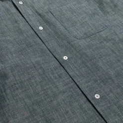 Allevol Shirts<Chambray Work Shirt Blue