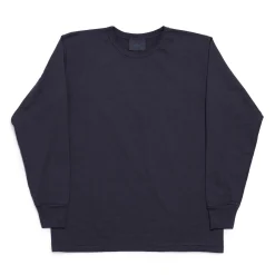 Allevol T-shirts & Undershirts<Heavy Duty Crew Neck L/S T-Shirt Navy