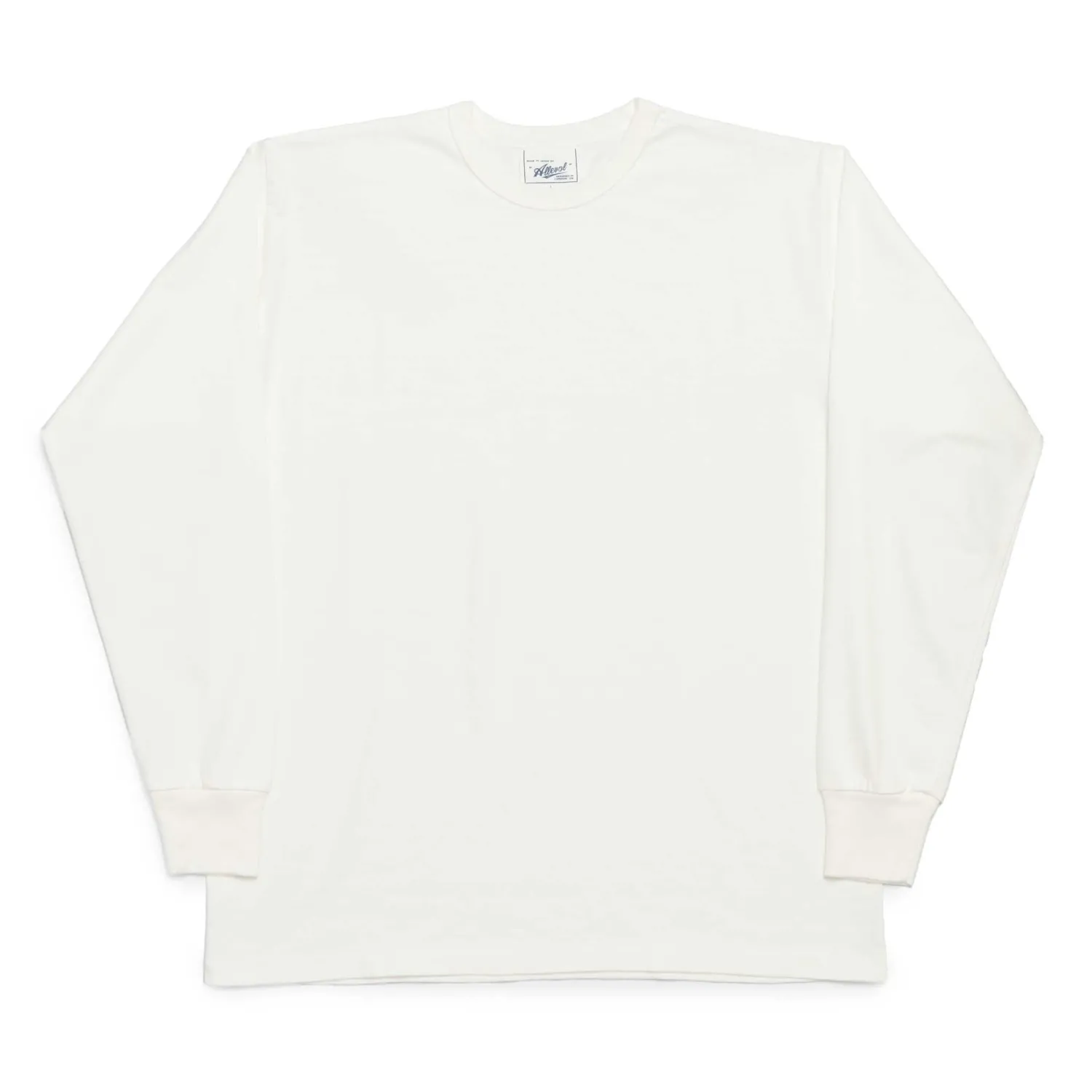 Allevol T-shirts & Undershirts<Heavy Duty Crew Neck L/S T-Shirt White