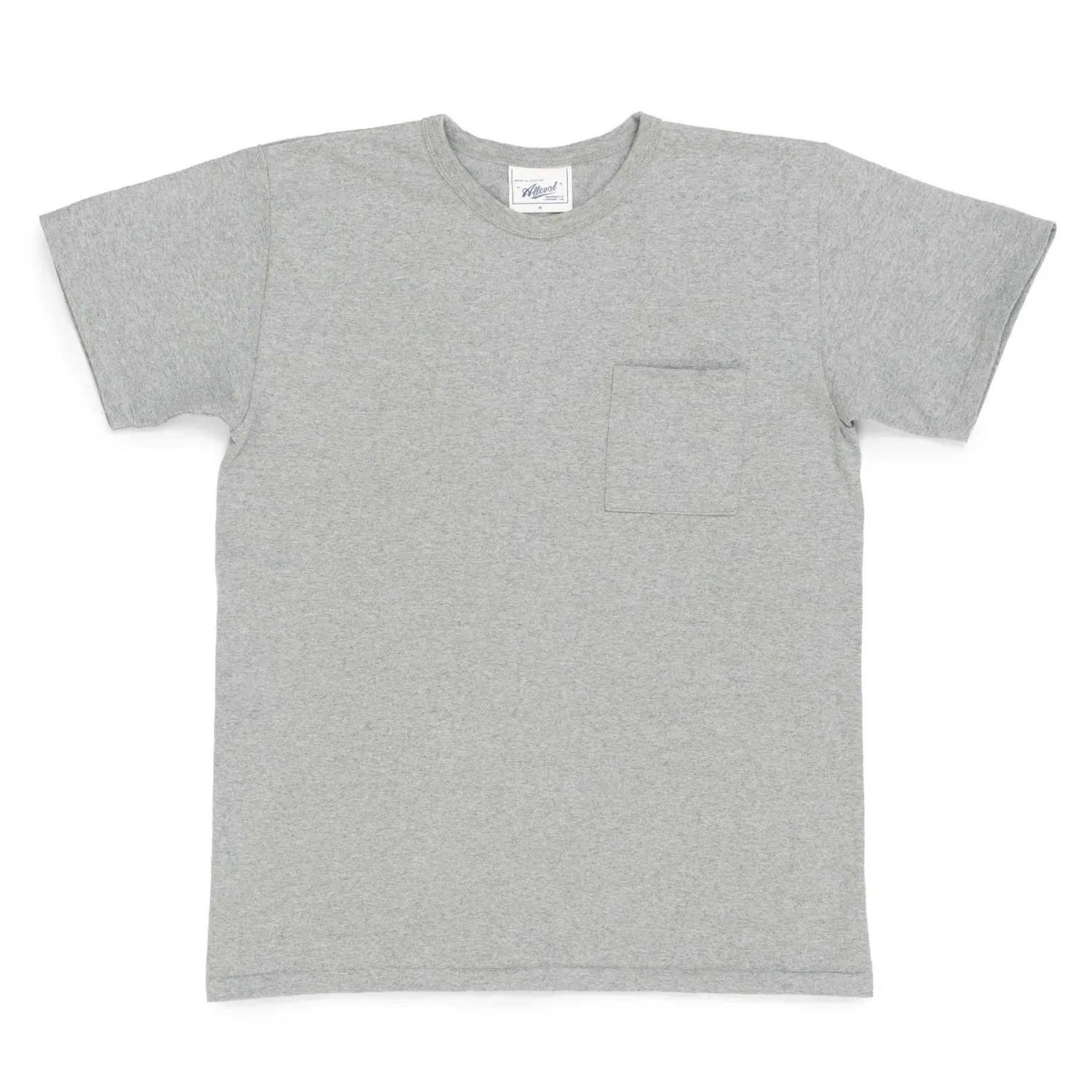 Allevol T-shirts & Undershirts<Heavy Duty Crew Neck Square Pocket T-shirt Grey