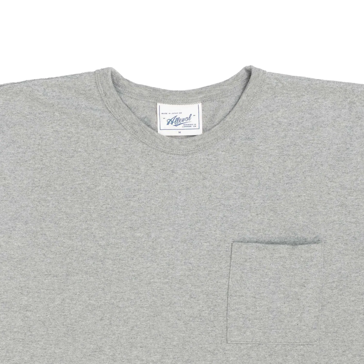 Allevol T-shirts & Undershirts<Heavy Duty Crew Neck Square Pocket T-shirt Grey