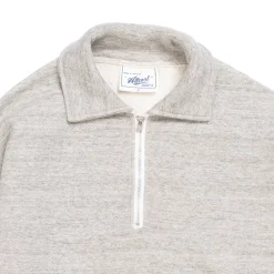 Allevol Sweatshirts & Hoodies<Loopwheel Quarter Zip Sweatshirt Grey