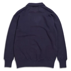 Allevol Sweatshirts & Hoodies<Loopwheel Quarter Zip Sweatshirt Navy