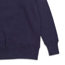 Allevol Sweatshirts & Hoodies<Loopwheel Quarter Zip Sweatshirt Navy