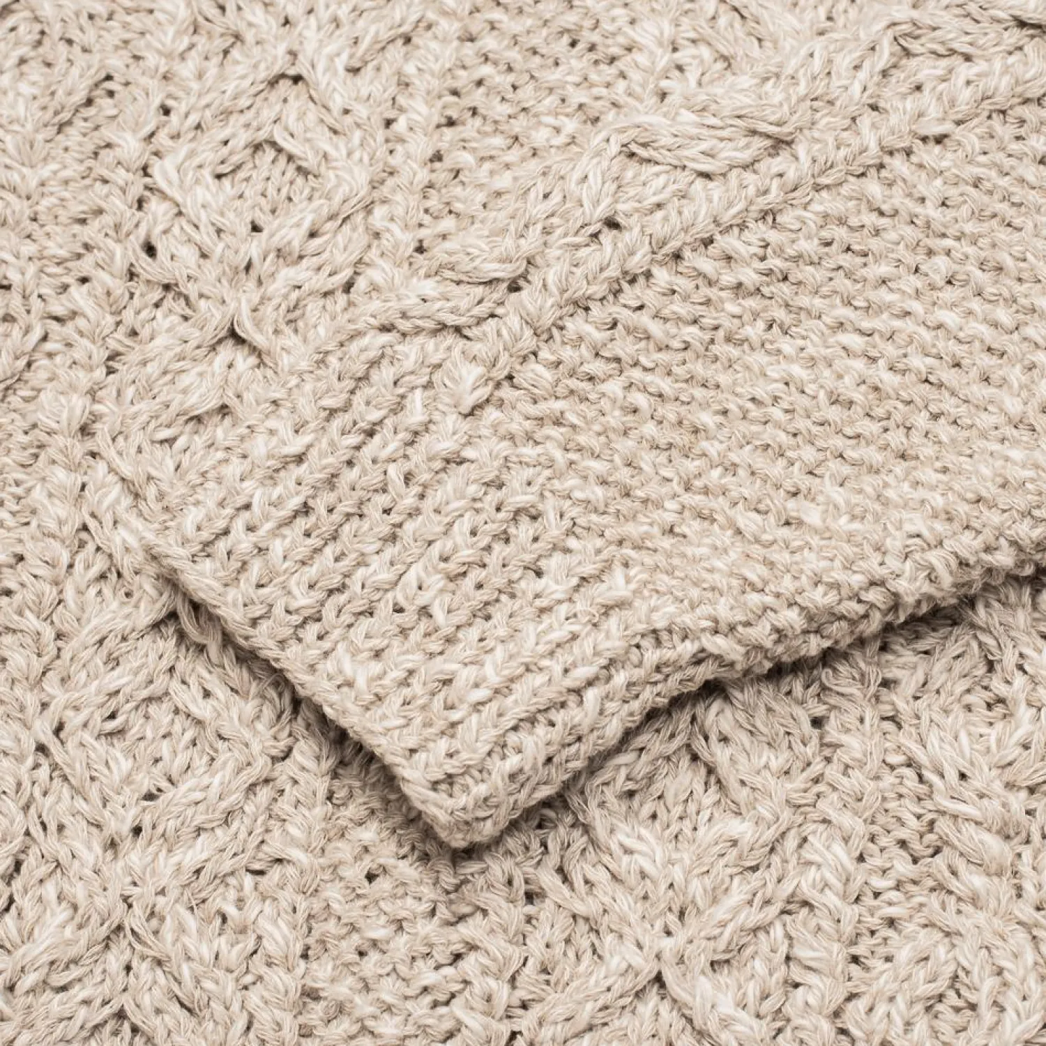 Allevol X Inverallan Knitwear<3A Lumber Cardigan Linen/ Cotton Natural