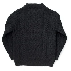 Allevol X Inverallan Knitwear<Cable Knit Crew 1A Black