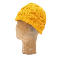 Allevol Knitwear<x Inverallan Cotton Beanie Marigold 35C