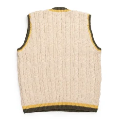 Allevol X Inverallan Knitwear<35E Cricket Slipover Ecru