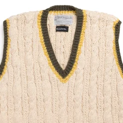 Allevol X Inverallan Knitwear<35E Cricket Slipover Ecru