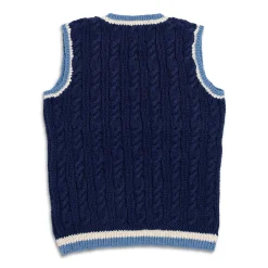 Allevol X Inverallan Knitwear<35E Cricket Slipover Marine