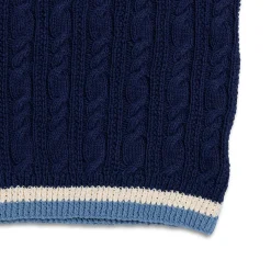 Allevol X Inverallan Knitwear<35E Cricket Slipover Marine