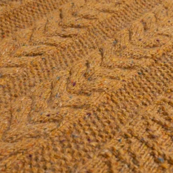 Allevol X Inverallan Knitwear<1G Pegasus Crew Neck Sweater Mohair Tweed Golden Ash