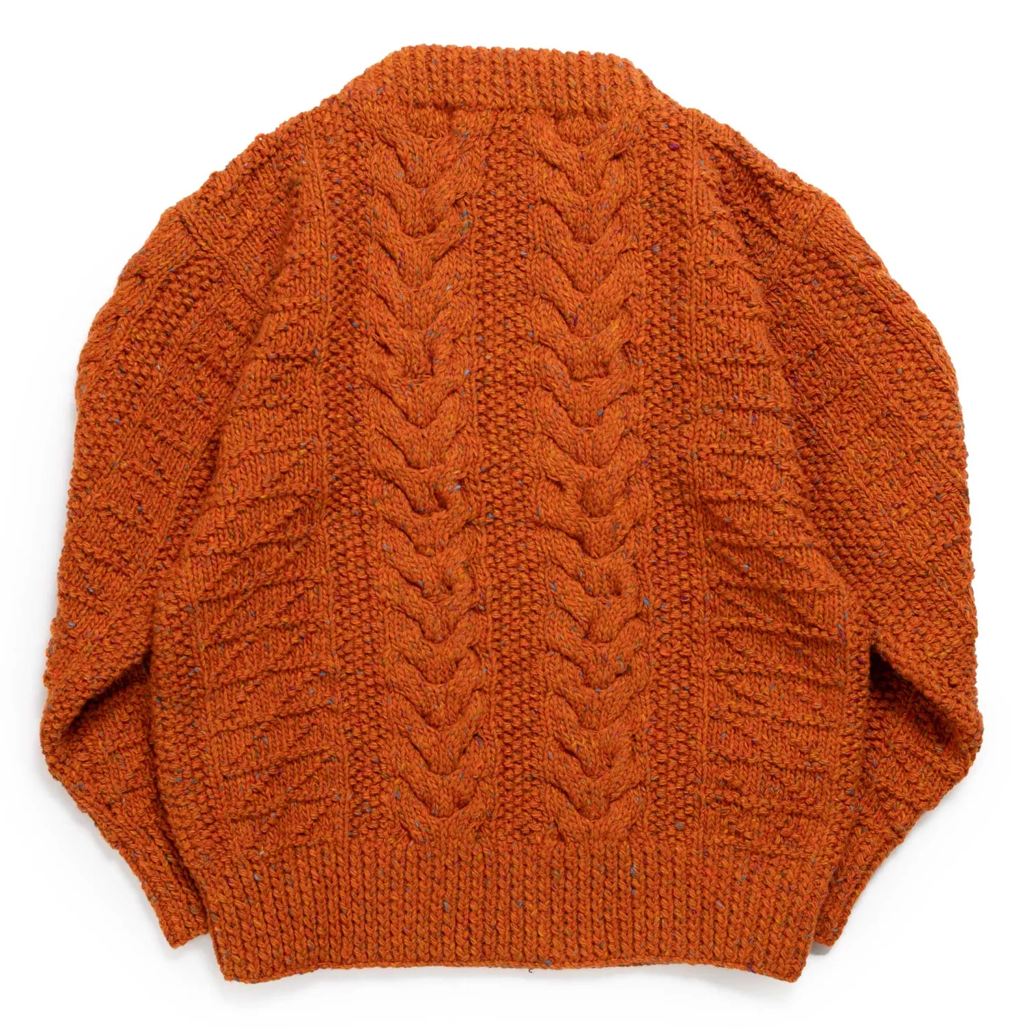 Allevol X Inverallan Knitwear<1G Pegasus Crew Neck Sweater Mohair Tweed Blaze