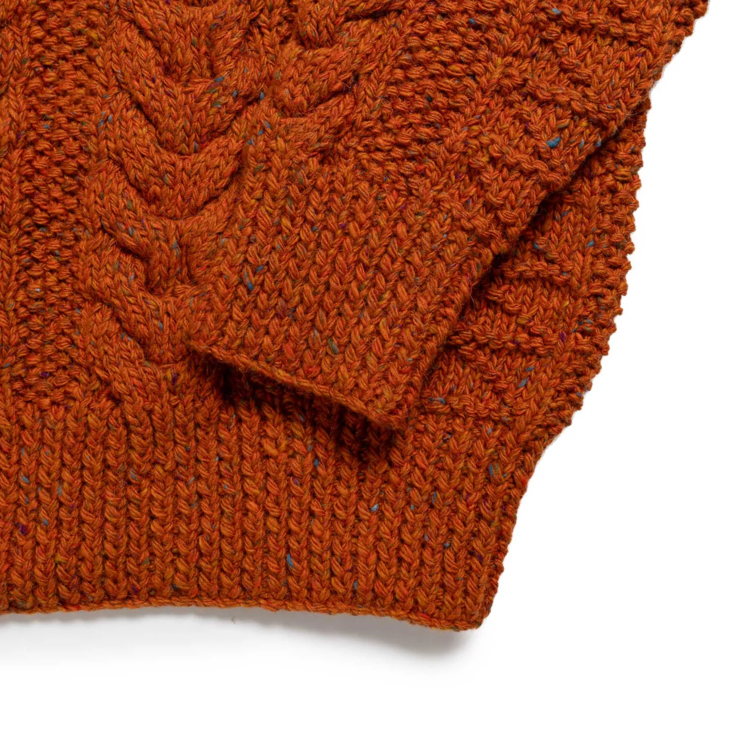 Allevol X Inverallan Knitwear<1G Pegasus Crew Neck Sweater Mohair Tweed Blaze