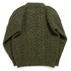 Allevol X Inverallan Knitwear<1G Pegasus Crew Neck Sweater Mohair Tweed Oak