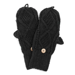 Allevol Allevol|Knitwear<x Inverallan Glove-Mittens Black