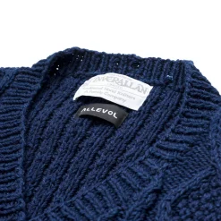 Allevol X Inverallan Knitwear|Vests<9H vest Indigo