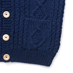 Allevol X Inverallan Knitwear|Vests<9H vest Indigo