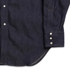 Anatomica Shirts<Denim Western Shirt Indigo