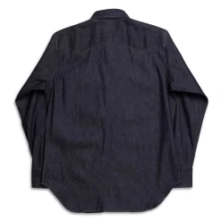 Anatomica Shirts<Denim Western Shirt Indigo
