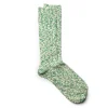 Anonymous Ism Anonymous Ism<Light Slub Crew Sock Green Melange