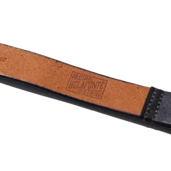 Belafonte Ragtime Clothing Belafonte<Belafonte Ragtime Leather Garrison Belt (30mm) Black x Brass