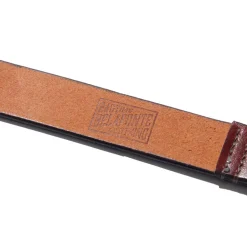 Belafonte Ragtime Clothing Belafonte<Belafonte Ragtime Leather Garrison Belt (30mm) Brown x Brass