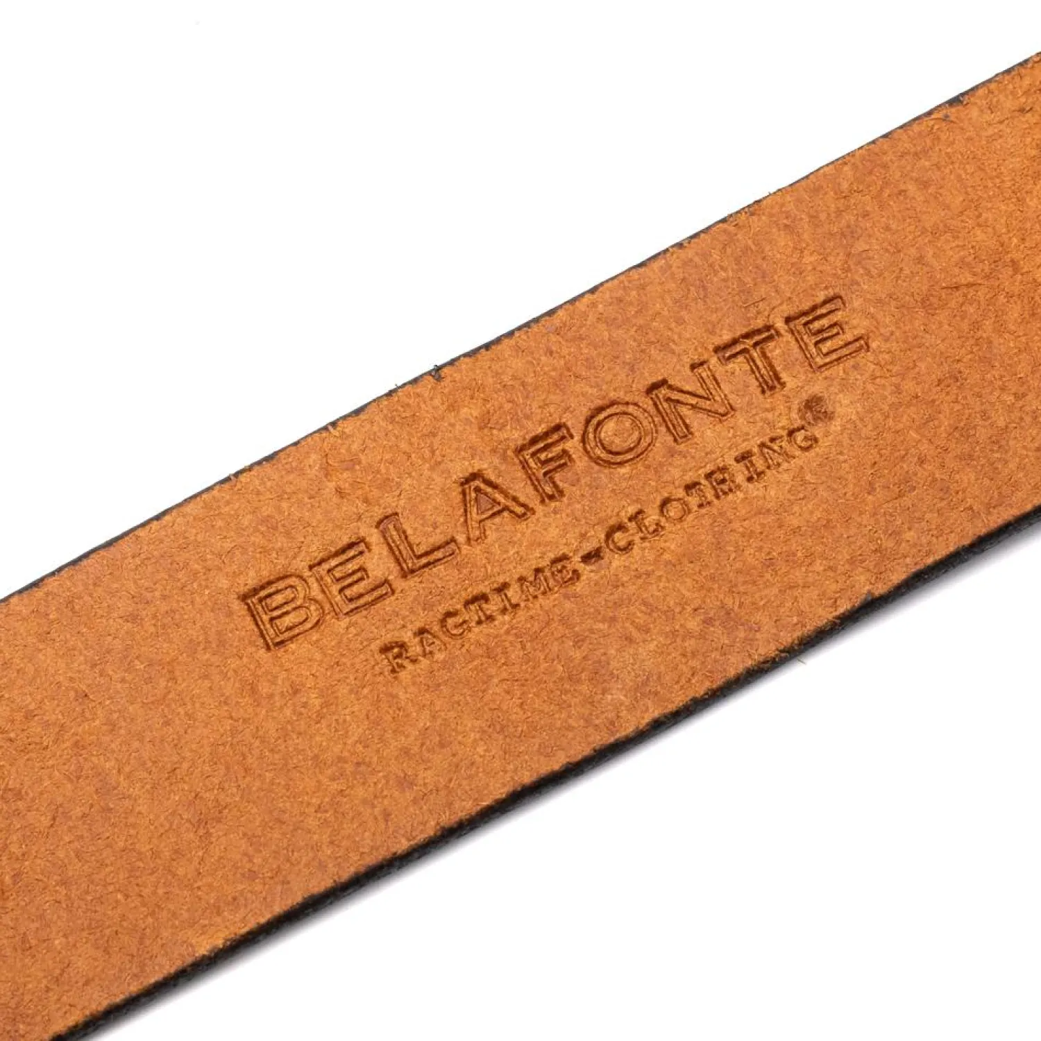 Belafonte Ragtime Clothing Belafonte<Belafonte Ragtime Leather Garrison Belt 45mm Brown x Brass