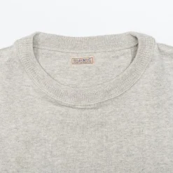 Belafonte Ragtime Clothing Sweatshirts & Hoodies<Belafonte Ragtime Mix Cotton Knitted Aze Ribbed Sweatshirt Ash Heather