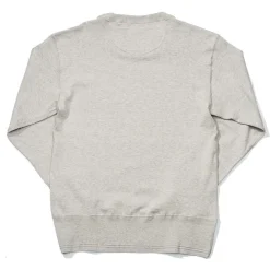 Belafonte Ragtime Clothing Sweatshirts & Hoodies<Belafonte Ragtime Mix Cotton Knitted Aze Ribbed Sweatshirt Ash Heather