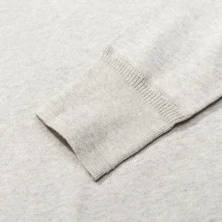 Belafonte Ragtime Clothing Sweatshirts & Hoodies<Belafonte Ragtime Mix Cotton Knitted Aze Ribbed Sweatshirt Ash Heather