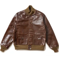 Buzz Rickson's Leather Jackets<A-1 No. 31-800P Seal Brown