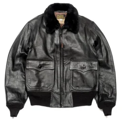 Buzz Rickson's Leather Jackets<x William Gibson G-1 Leather Jacket Black