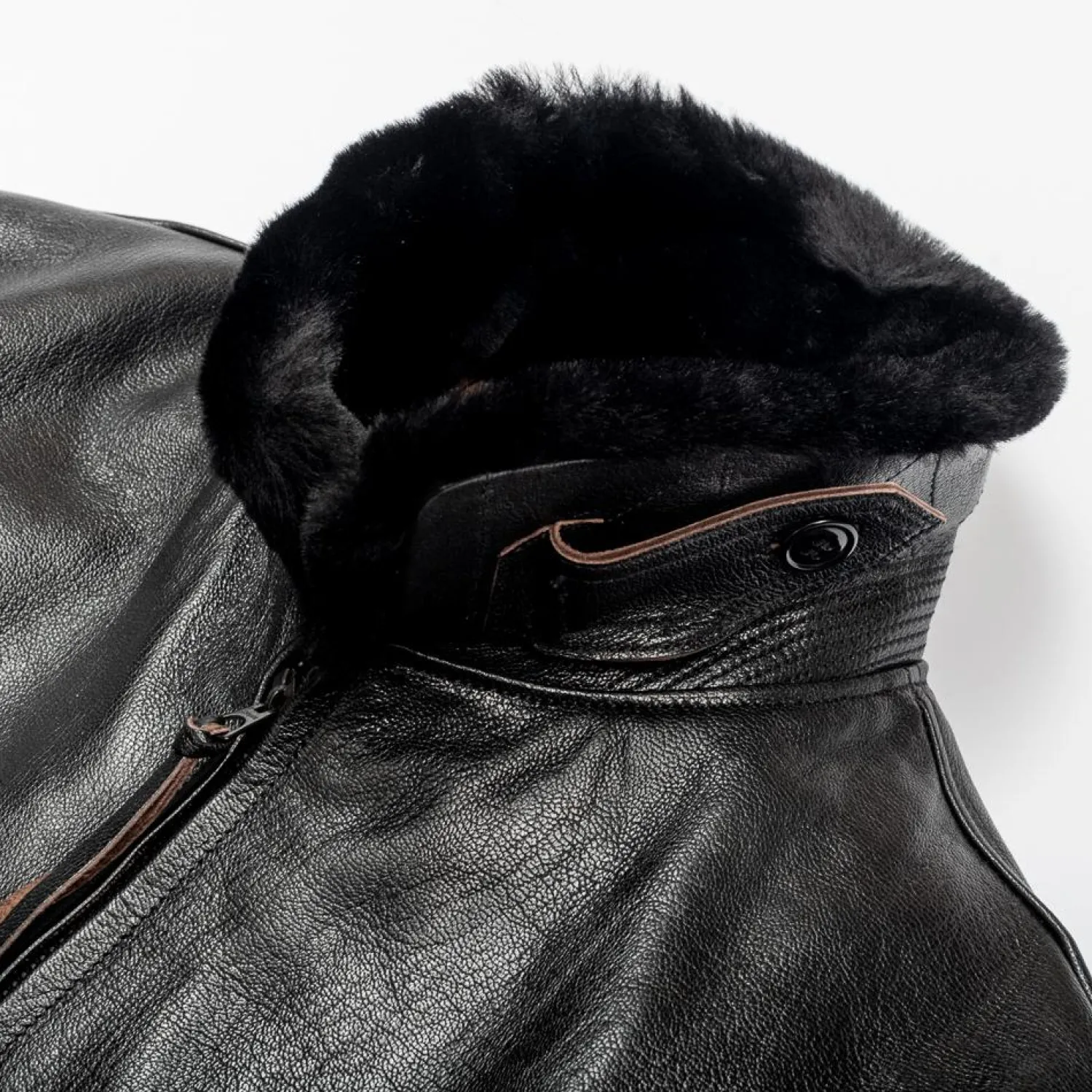 Buzz Rickson's Leather Jackets<x William Gibson G-1 Leather Jacket Black