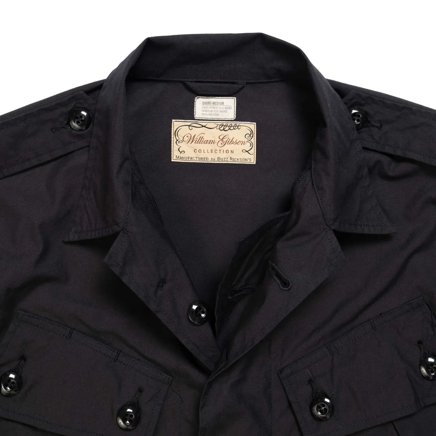 Buzz Rickson's Jackets And Coats<Buzz Rickson’s x William Gibson Tropical Combat Coat Black