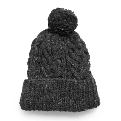 Chamula Knitwear<Double Cuff Cap Fisherman Grey