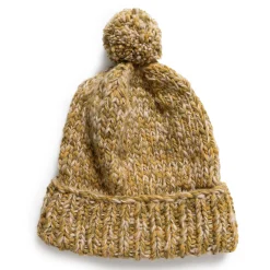 Chamula Knitwear<Double Cuff Cap Mix Heather Dark Alfalfa Mix