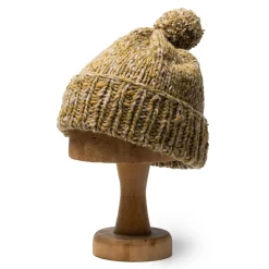 Chamula Knitwear<Double Cuff Cap Mix Heather Dark Alfalfa Mix