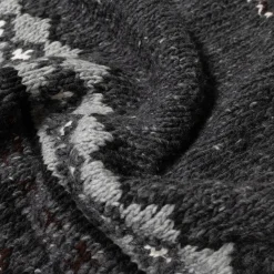 Chamula Knitwear<Fair Isle #3 Pullover Knit Ox Grey