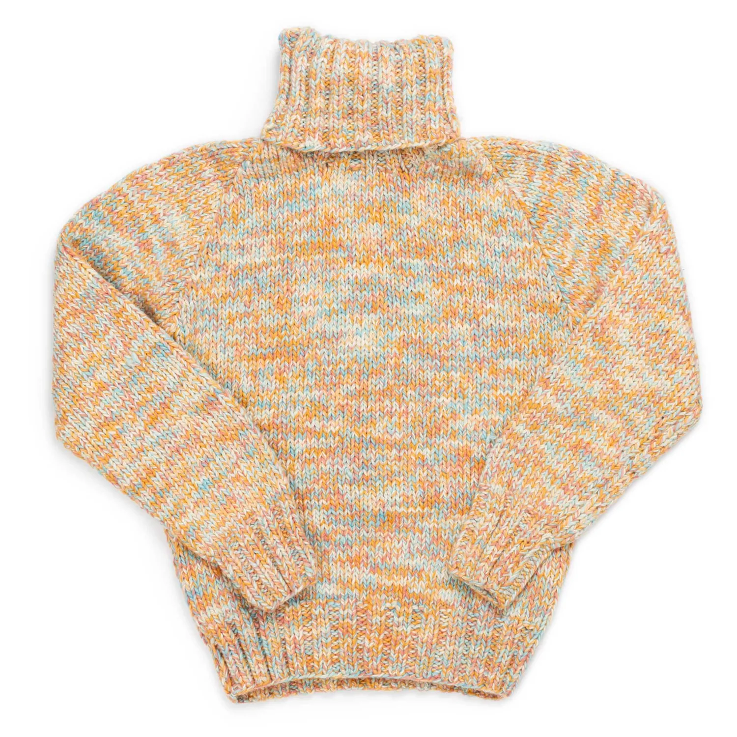 Chamula Knitwear<Turtleneck Pullover Mix Heather
