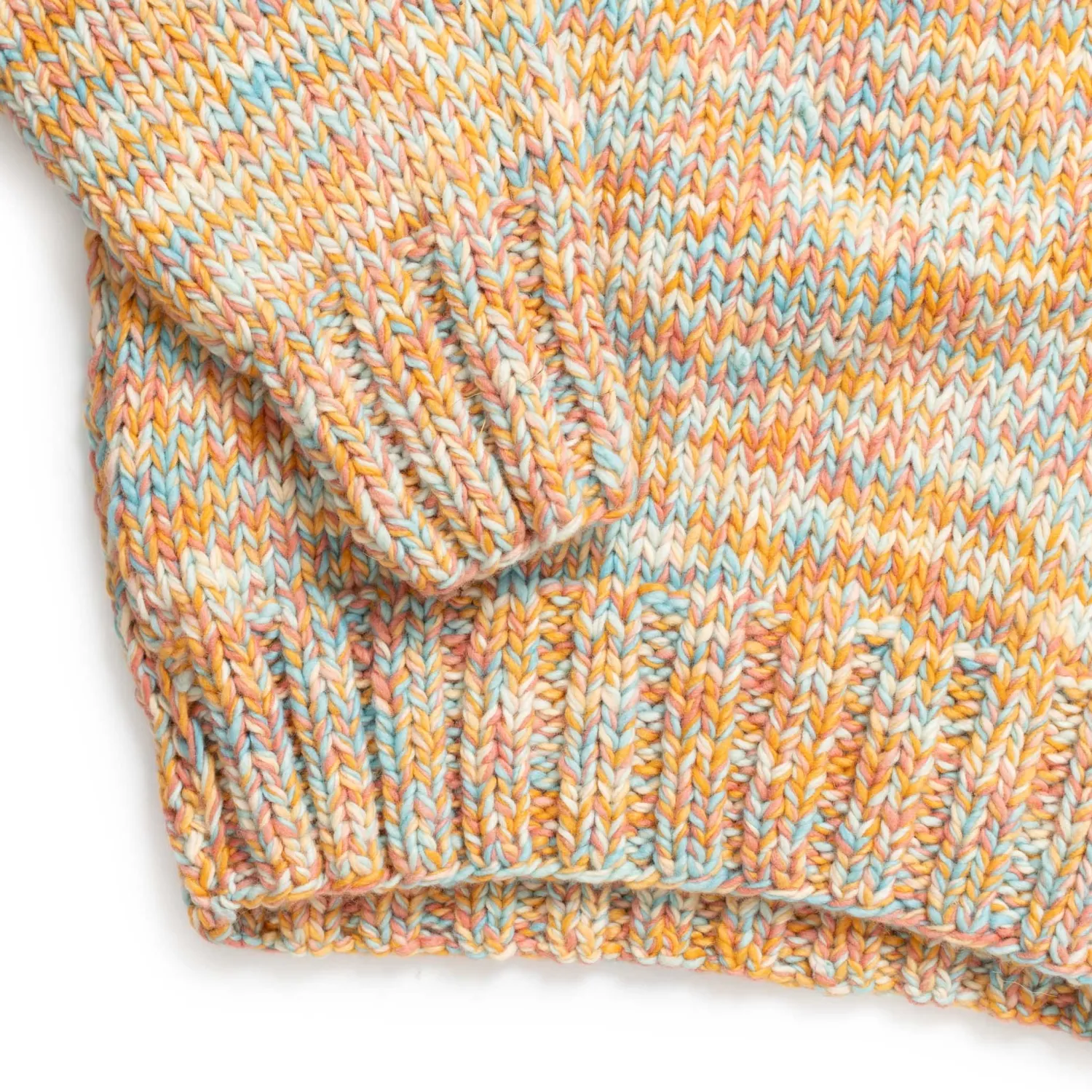 Chamula Knitwear<Turtleneck Pullover Mix Heather