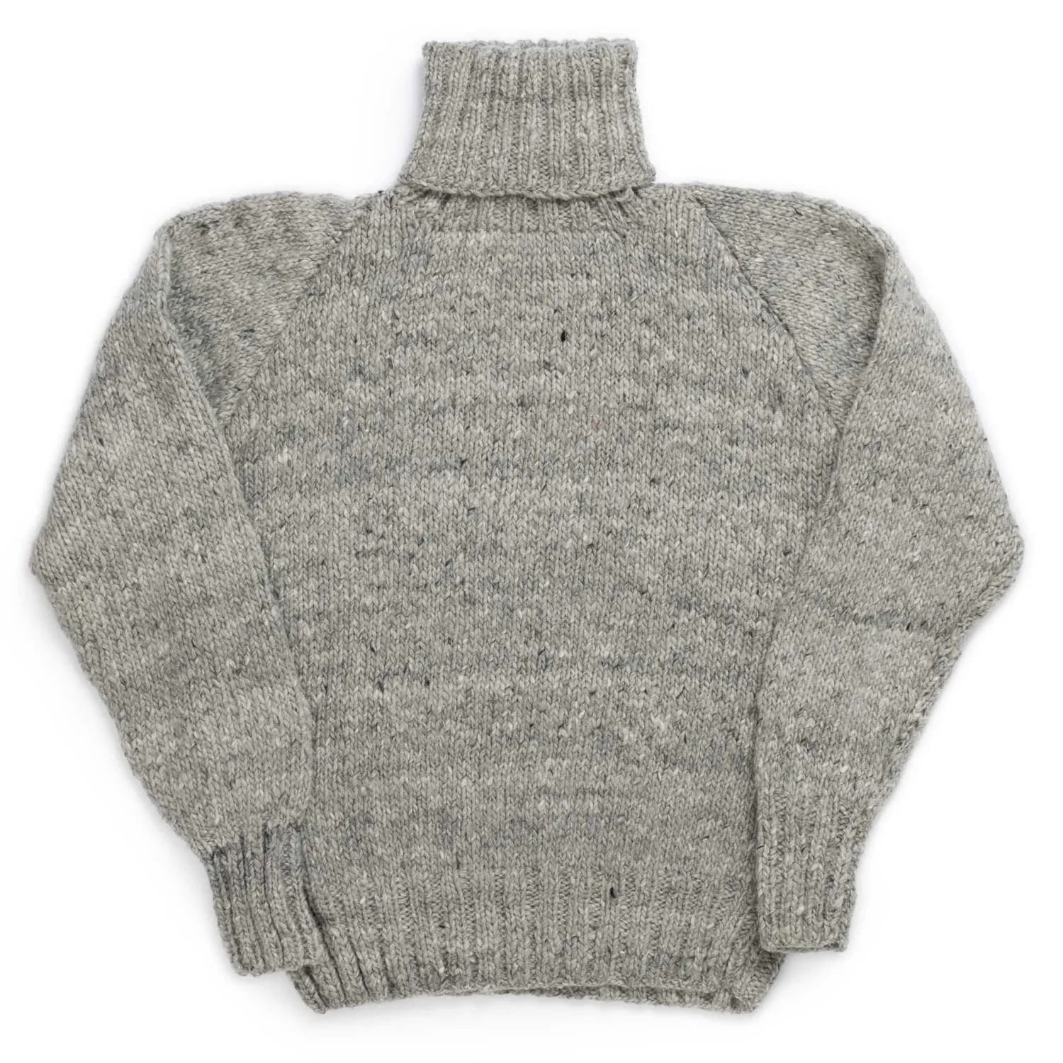 Chamula Knitwear<Turtleneck Pullover Pearl Grey