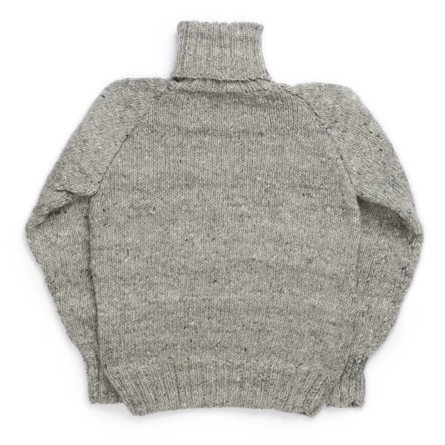Chamula Knitwear<Turtleneck Pullover Pearl Grey